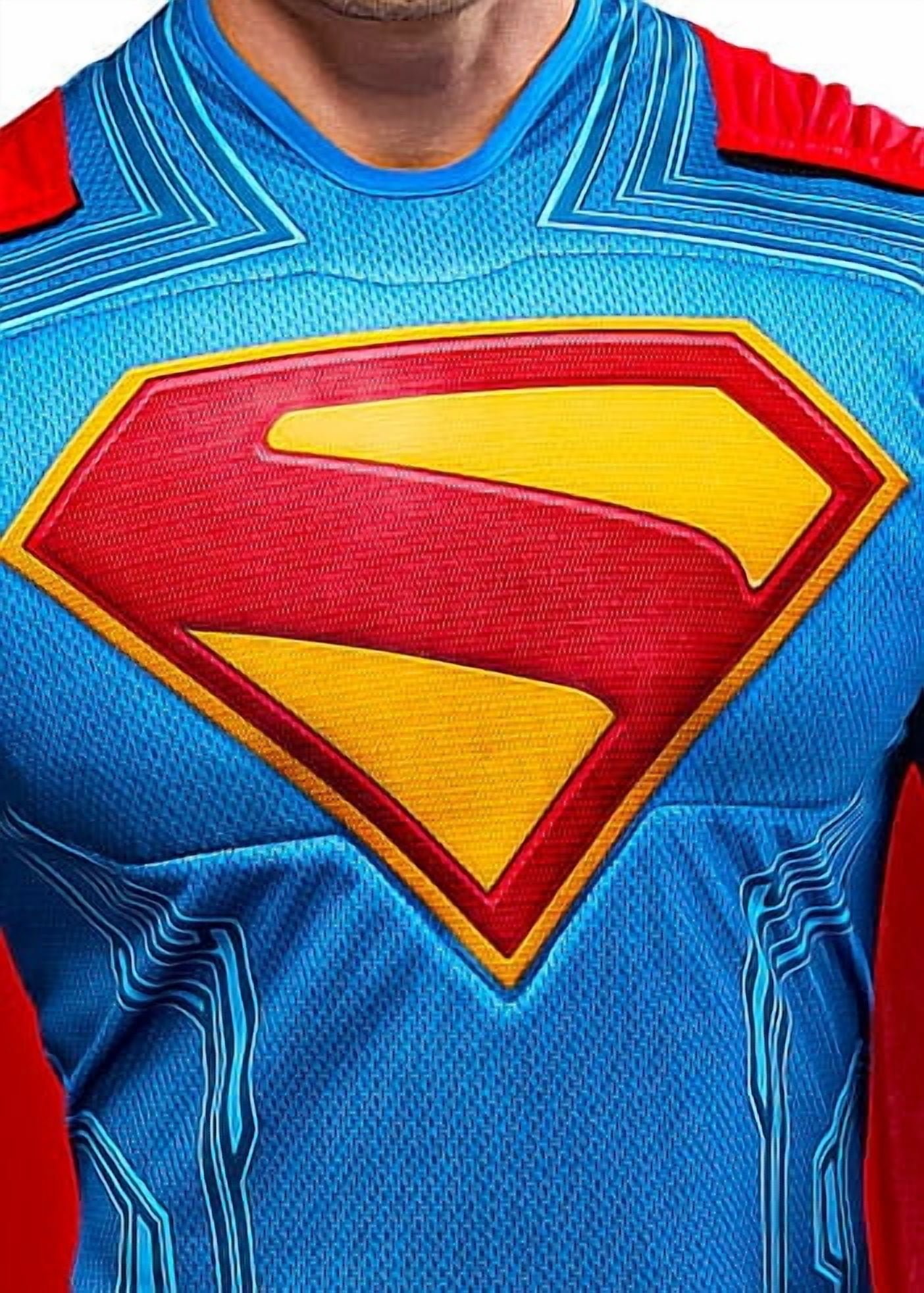 Superman Movie Superman Deluxe Muscle Chest Costume for Adults by Rubies, Men's Medium