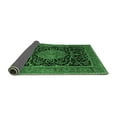 thumbnail image 2 of Ahgly Company Indoor Square Medallion Emerald Green Traditional Area Rugs, 4' Square, 2 of 4