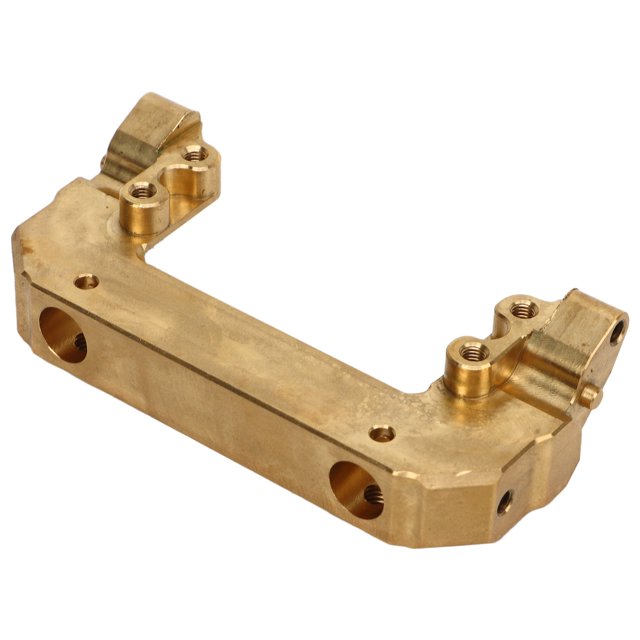 Soporte de montaje de latón ANGGREK para coche RC parachoques delantero Axial Scx10 iii 1/10