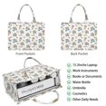 thumbnail image 2 of Large Capacity Tote Bag,White Highland Cow Blue Truck Pattern Handbag Fashion Luxury Tote Bag,15.7"x13"x 5.1" Inches,Laptop Compatible, 2 of 6