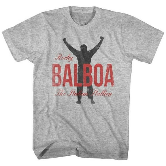 Rocky Balboa Gray Heather Adult T-Shirt 5Xl