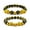 Black, variant on 2pcs Men's Domineering Pixiu Bracelet Men's Local Tyrant Bracelet Buddha Beads Six-character Mantra Beaded Bracelet,Red