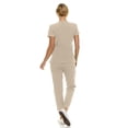 thumbnail image 2 of Saint Scrubs Women’s 9-Pocket Medical Scrub Set – V-Neck Stretch Top & 7-Pocket Jogger Pants, Lightweight, Easy Care Uniforms for Nurses & Healthcare, Khaki, 2X, 2 of 4