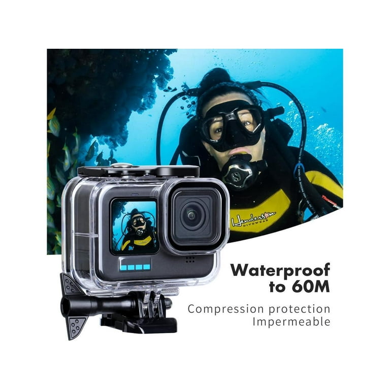 Go Pro Hero 13 Accessories GoPro Hero 9-13 Waterproof Case 263FT