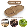 thumbnail image 4 of BERANMEY Mules for Women Memory Foam Cork Sole Clogs Women's Mules & Clogs Non-Slip Slip-On House Shoes Indoor Outdoor Comfort Slides, 4 of 7