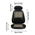 thumbnail image 3 of Cool And Breathable Massage Cushion Car Seat Cover With Lumbar Support Headrest For Home Vehicle Comfort, 3 of 9