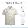 thumbnail image 7 of High Quality Hawaiian Shirts for Men Short Sleeve Aloha Beach Shirt Floral Summer Casual Button Down Shirts Blouses BOXRYG, 7 of 7