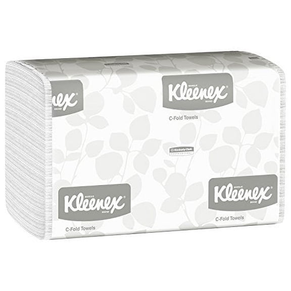 Kimberly-Clark 01500 13 x 10.25 in. Kleenex White C-Fold Paper Towels - Case of 2400