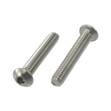 

6/32 X 3/4 Stainless Steel Button Head Socket Cap Screws (Pack of 12)