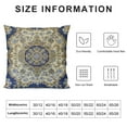 thumbnail image 5 of TIAOTIAOHOU Throw Waist Pillow Case Kerman Style Classical Carpet Pattern Cushion Cover Pillowcase ( Beige), 5 of 5