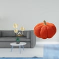 thumbnail image 2 of Cojín decorativo con forma de calabaza y hojas, ideal para estantería, sofá o como regalo navideño o de inauguración de casa. Decoración moderna para, 2 of 8