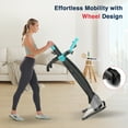 thumbnail image 7 of Redliro Folding Treadmill for Home Compact Electric Walking Machine LCD Display 2HP 220LBS, Blue, 7 of 7