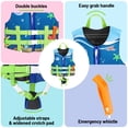 thumbnail image 4 of Chaleco de natación HeySplash para niños pequeños, chaqueta flotante con correa de seguridad, 4 of 7