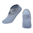 thumbnail image 4 of Calcetines de ballet de fitness DYNWAVEMX Calcetines antideslizantes de yoga gris, 4 of 8
