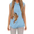 thumbnail image 5 of Dog Pouch Hoodie Kangaroo Pocket Oversized Pet Carrier Pullover Tops Soft Sleeveless Hoodie with Dog Pouch Animal Holder Pet Carrier Hoodie, 5 of 5
