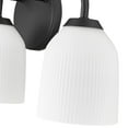 thumbnail image 2 of Millennium Lighting  Norah 3 Light Vanity Fixture 3 Light - Matte Black, 2 of 5
