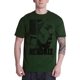thumbnail image 1 of Jimi Hendrix - Camiseta Let Me Live de Algodón para Adultos Unisex (Verde Caqui), 1 of 2