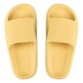 thumbnail image 2 of Spencer Clouds Slippers for Women and Men, Non-Slip Shower Slippers Bathroom Slides Sandals Soft Thick Sole for Indoor and Outdoor (2XL, Yellow), 2 of 8