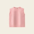 thumbnail image 2 of AherBiu Baby Toddler Girls Clothes Cotton Tshirt Crewneck Sleeveless Summer Tank Tops for Kids Comfy Tees, 2 of 4