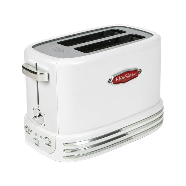 Nostalgia RTOS200WH New and Improved Retro Wide 2Slice Toaster Perfect