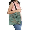 thumbnail image 2 of ABPHQTO Maple Leaf Dragonflies Canvas Bag Reusable Tote Grocery Shopping Bags Tote Bag 14x16 inch, 2 of 2