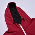 thumbnail image 5 of Gibobby Sudadera para hombre con cierre Sudadera con Capucha de Forro Polar, con Cierre Completa, Absorbe la Humedad y Transpirable(Rojo,CH), 5 of 5