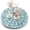 Blue Floral, variant on Large 16 Inch Mother of Pearl Lazy Susan for Table Top, Rotating Turntable Organizer Centerpiece Wood Round Spinning Tray for Countertop Kitchen Dining Housewarming Gift