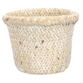 thumbnail image 4 of Woven Wastebasket Wastepaper Storage Medium Trash White, 4 of 8