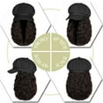 thumbnail image 6 of Newsboy Cap with Wavy Curly Hair Extensions for Women Hat Attached Synthetic Wig Short Extensions, 6 of 6