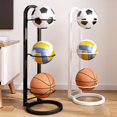 thumbnail image 4 of Indoor Children Basketball Storage Rack Home Put Ball Football Storage Basket G4, 4 of 8