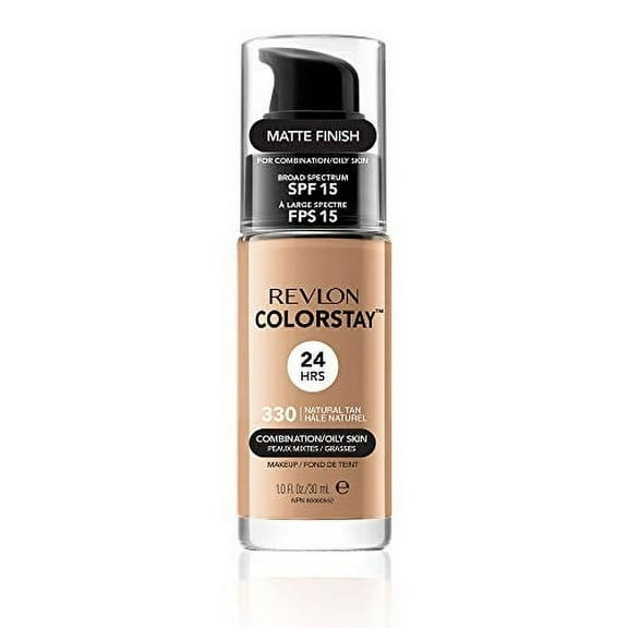 Revlon ColorStay Makeup for Oily to Combination Skin SPF 15, Natural Tan
