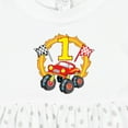 thumbnail image 4 of Inktastic Monster Truck 1st Birthday Girls Baby Dress, 4 of 5