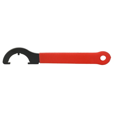 

2024 C Shaped Hook Wrench Carbon Steel Hook Spanner Tool with Rubber Handle for Floor Pipes Fitting