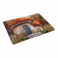 thumbnail image 2 of MKHERT Fantasy Mushroom Cottage with Dragonfly on Colorful Meadow Doormat Rug Home Decor Floor Mat Bath Mat 23.6x15.7 inch, 2 of 3