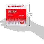 Burnshield Sterile First Aid Burn Dressing Non Stick Pads for Wounds & Burns, 25-Count