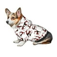 thumbnail image 7 of Gaeub Christmas Plaid Moose Dog Hoodie Sweatshirts Warm Dog Clothes for Small Dogs,Puppy and Cat Costume-XX-Large, 7 of 7