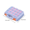 thumbnail image 1 of Tool Box Storage Grids Removable Dividers Screws Life Portable Screwdriver Nuts Compartment Repair Case Organizer for Storing Tools 31*26*7.5, 1 of 9