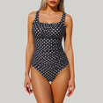 thumbnail image 4 of MKLEKYY Trajes De Baño Mujer Women Floral Printed Straps Jumpsuit Swimsuit Swimwear Bathing Beach Sexy Bikini Swimwear, 4 of 4