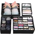 thumbnail image 1 of 4 Packdifferent Sizes Foldable Drawer Organizers,drawer Organizer, 1 of 2