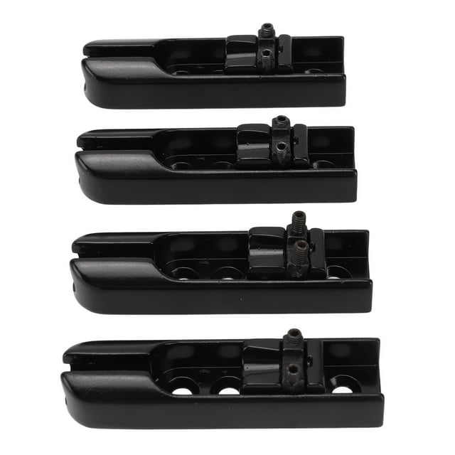 Guitar Bridge, Electric Bass Bridge Durable Easy Installation Metal With Installation Tools For Replacement Black