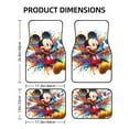 thumbnail image 2 of Cartoon Mickey Mouse And Minnie Mouse Car Floor Mats Universal Floor Mats for Cars Front Rear Car Foot Mats Cute Anime Pattern Car Accessories for Trucks, 2 of 5