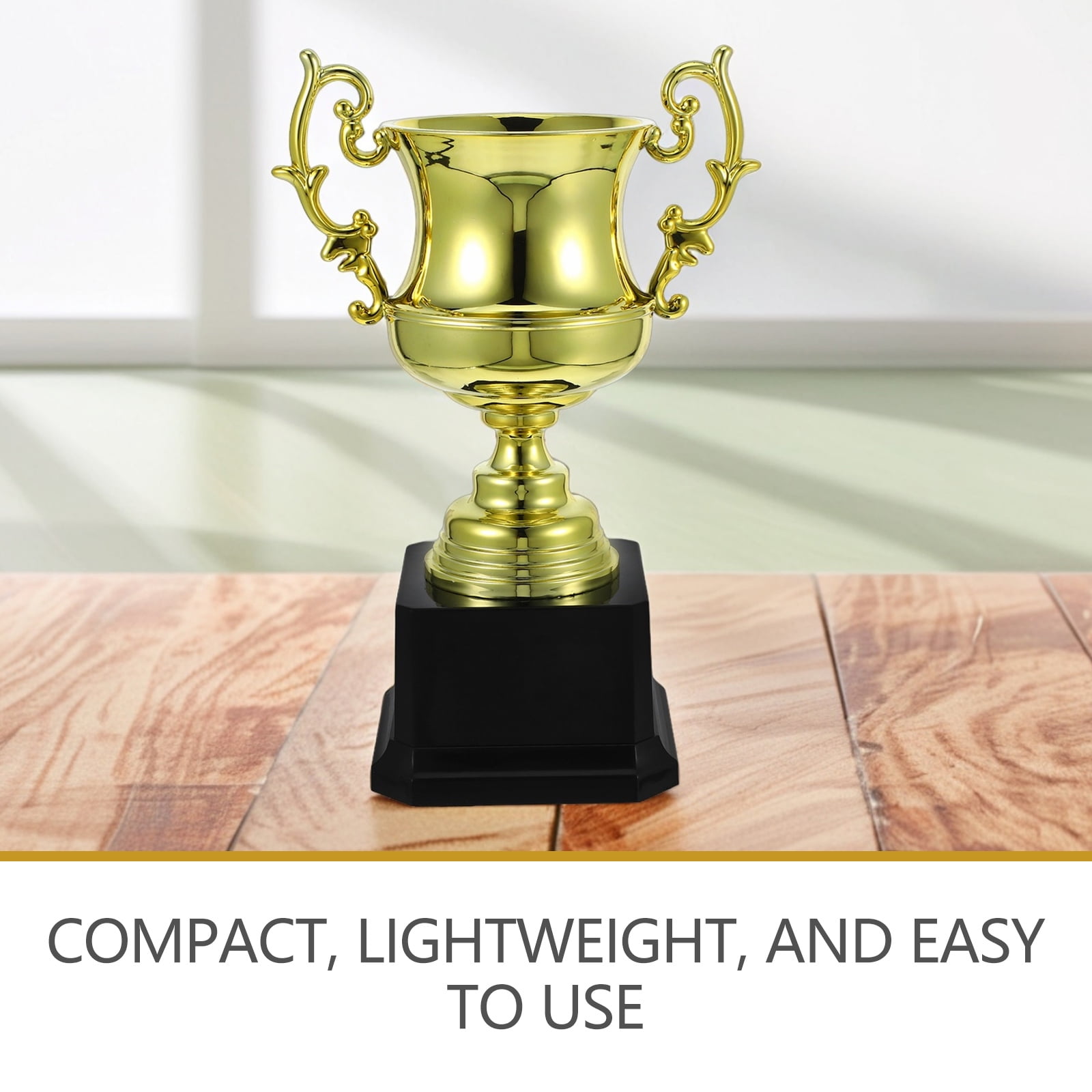 Masteelf Plastic Trophy Cup Winner Trophy Winner Trophy Prop Trophy Model Ceremony Award Trophy for Party Competitions Small Trophy Cup