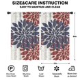 thumbnail image 2 of Blackout Kids Curtains,Red and Blue Pioneer Flower Pattern Childrens Insulated Curtains Set Of 2,Bedroom Essentials,Toddler Room Decor 52x84in(132x213cm), 2 of 5