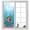 Orange, variant on Funny Diving Tiger Window Privacy Film, Ocean Sea Coastal Coral Fish Marine Life Static Cling UV Sun Blocking Heat Control Window Tint Day and Night, Non-Adhesive One Way Privacy Cover 23.6''x59''