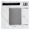 thumbnail image 2 of Eggplant Handloom Chevron Throw, 2 of 2