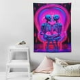 thumbnail image 4 of COMIO  Skull Tapestry Skeleton Kissing Lovers Tapestries Aesthetic Flowers Bedroom Tapestry Wall Hanging for Living Room Dorm, 4 of 7