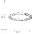 thumbnail image 6 of Sterling Silver Rhodium Rice Ring, 6 of 11