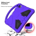thumbnail image 5 of Kids Case for iPad Pro 11 2022/2021/2020/2018 with Kickstand/Handle Stand Lightweight Soft EVA Foam Shockproof Silicone Cover Boy Girl for iPad Air 4/Air 5, Purple, 5 of 7