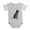 Heather Grey, variant on CafePress - German Shepherd Puppy - Cute Infant Baby Football Bodysuit