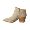 thumbnail image 2 of Blondo Noel Mushroom Pointed Toe Pull On Waterproof Block High Heel Ankle Boots (Mushroom, 8), 2 of 5
